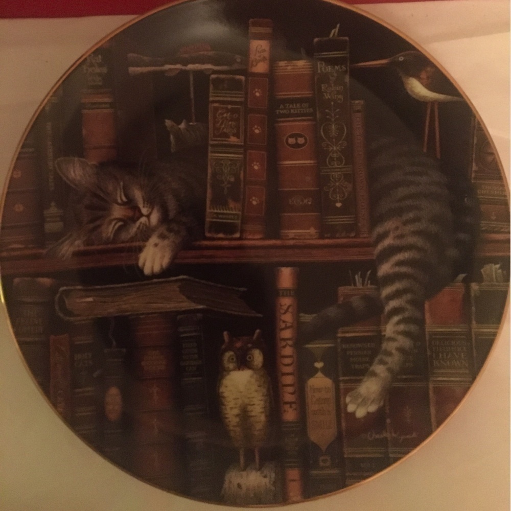 Frederick The Literate Decorative plate and Cross Stitch Kit Bundle